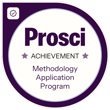 Prosci Methodology Application Program achievement badge
