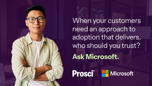 When your customers need an approach to adoption that delivers, who should you trust? Ask Microsoft.