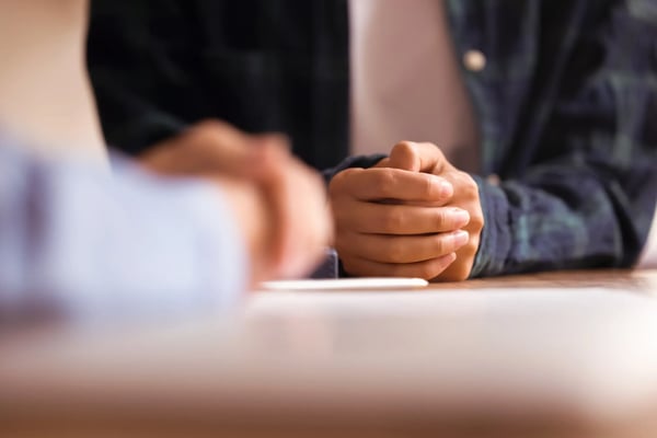 Business people hands
