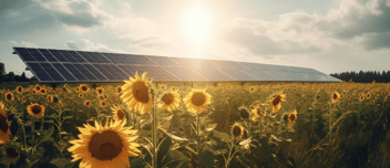 sunflowers-in-a-field-with-solar-panels
