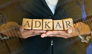 Blocks spelling ADKAR