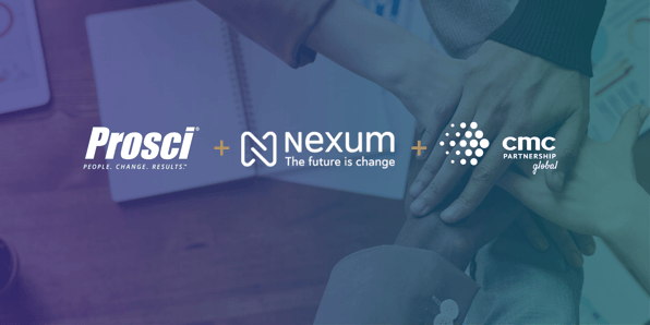 logos-of-prosci-nexum-and-cmc-global-partners-logos-with-image-of-joined-hands