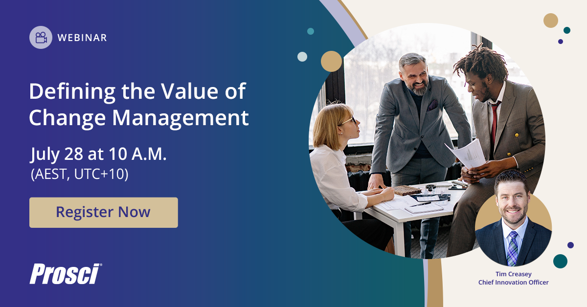 Defining the Value of Change Management