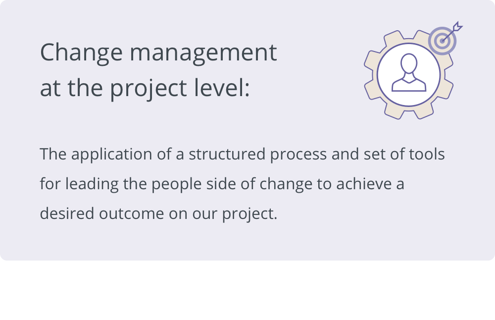 Change Management at the Project Level